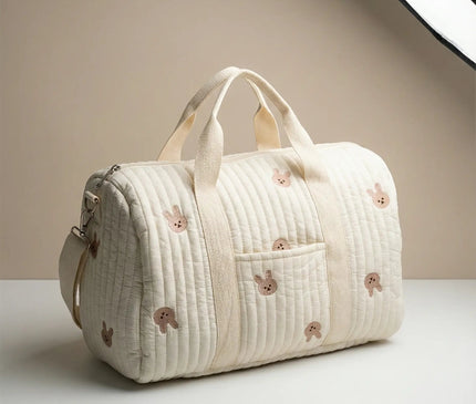 Sac Maternite Matelassé Ourson Bandoulière