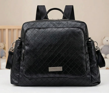 Sac Maternite à Dos Simili Cuir Matelassé