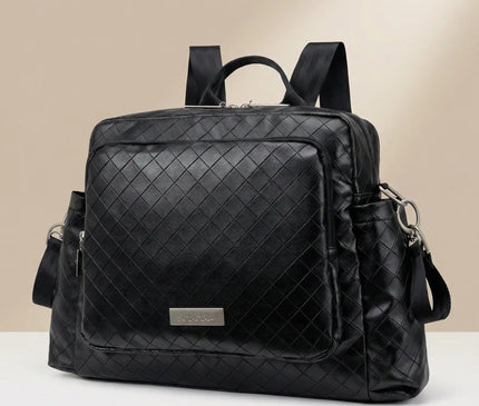 Sac Maternite à Dos Simili Cuir Matelassé