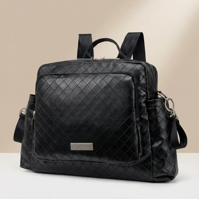 Sac Maternite à Dos Simili Cuir Matelassé