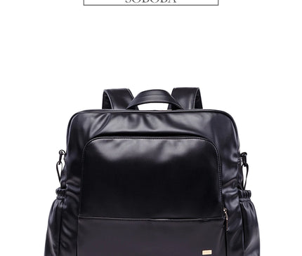 Sac Maternite Élégant Cuir Imperméable Grande Capacité