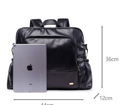 Sac Maternite Élégant Cuir Imperméable Grande Capacité