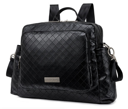 Sac Maternite à Dos Simili Cuir Matelassé