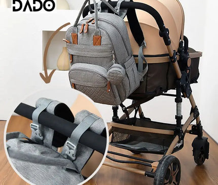 Sac Maternite Sac à Dos USB Imperméable