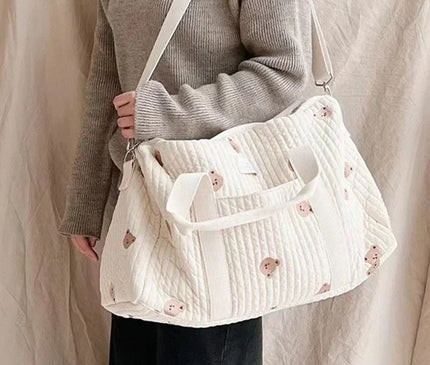 Sac Maternite Fourre-tout Voyage Imprimé Coton