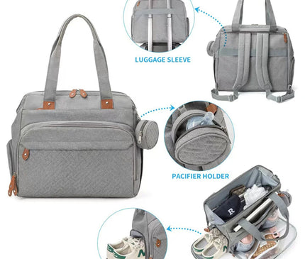 Sac Maternite Parents à Dos Tissu