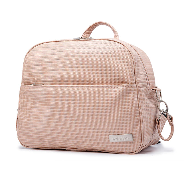 Sac Maternite à Dos Simili Cuir Texturé Imperméable