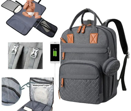 Sac Maternite à Dos Tapis Langer USB