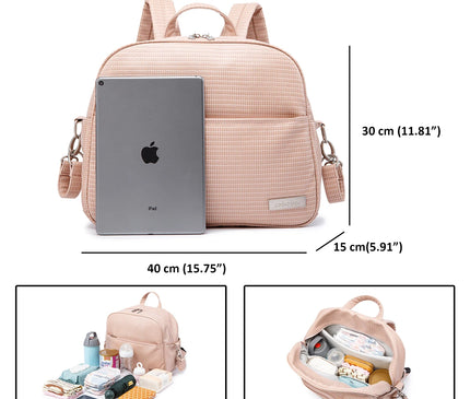 Sac Maternite Revêtement Imperméable Moderne