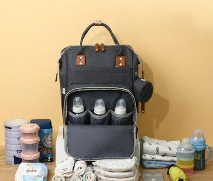 Sac Maternite à Dos Oxford Matelassé Imperméable