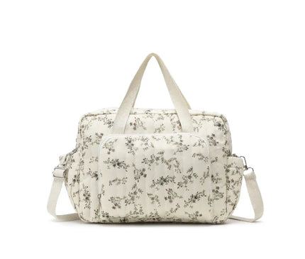 Sac Maternite matelassé imprimé floral pratique
