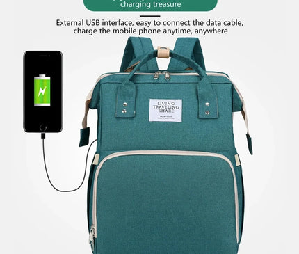 Sac Maternite Sac à Dos Lit Bébé Pliable