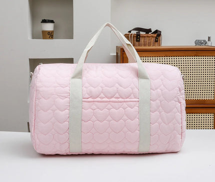 Sac Maternite Matelassé Floral Élégant