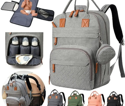 Sac Maternite Sac à Dos USB Imperméable