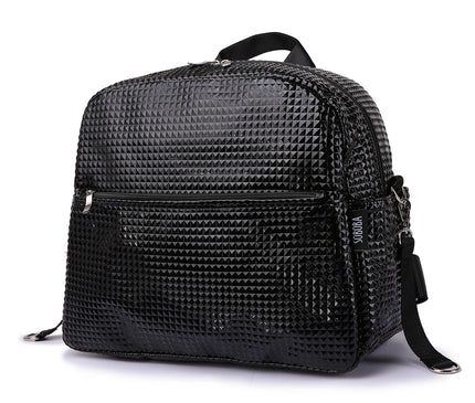 Sac Maternite Sac à Dos Design Relief Noir