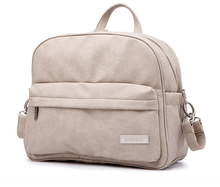 Sac Maternite à Dos Élégant Simili Cuir