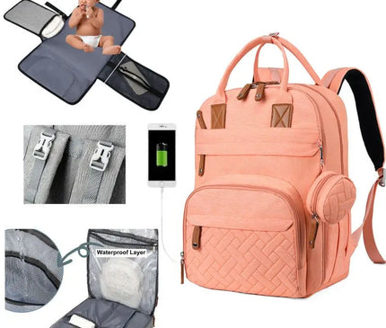 Sac Maternite à Dos Imperméable Station Langer