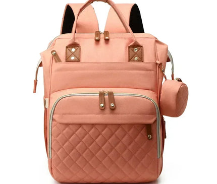 Sac Maternite à Dos Oxford Quilté Grande Capacité