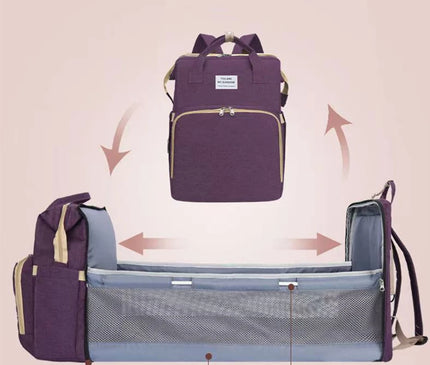 Sac Maternite à Dos Grande Capacité USB