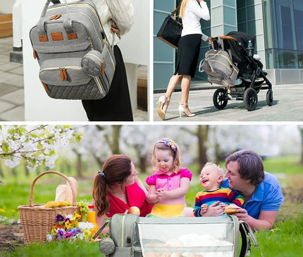 Sac Maternite Voyage Pratique Lit Bébé USB