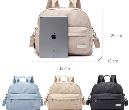 Sac Maternite Sac à Dos Cuir PU Pratique