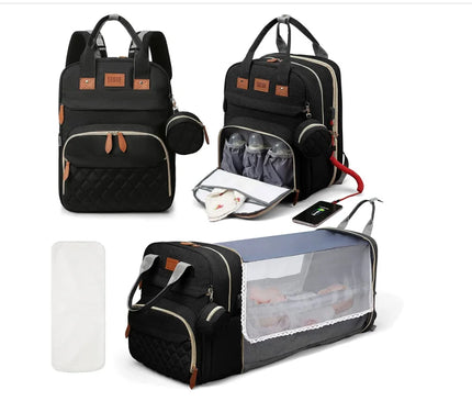 Sac Maternite Voyage Pratique Lit Bébé USB