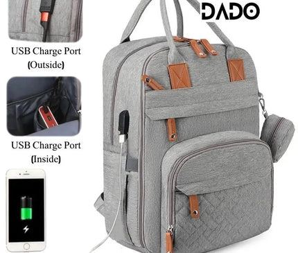 Sac Maternite Sac à Dos Multi-Poches Urbain