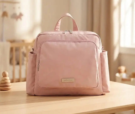 Sac Maternite à Dos Imperméable Rose