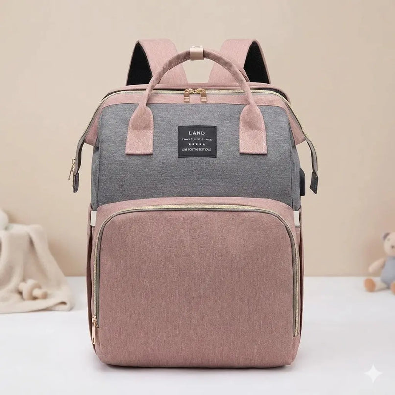 Sac à Dos Maternité Lit Convertible USB