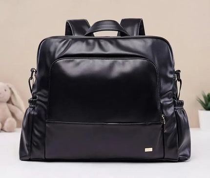 Sac Maternite Élégant Cuir Imperméable Grande Capacité