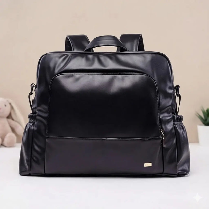 Sac Maternite Élégant Cuir Imperméable Grande Capacité