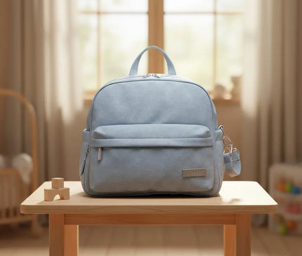 Sac Maternite à Dos Imperméable Élégant PU