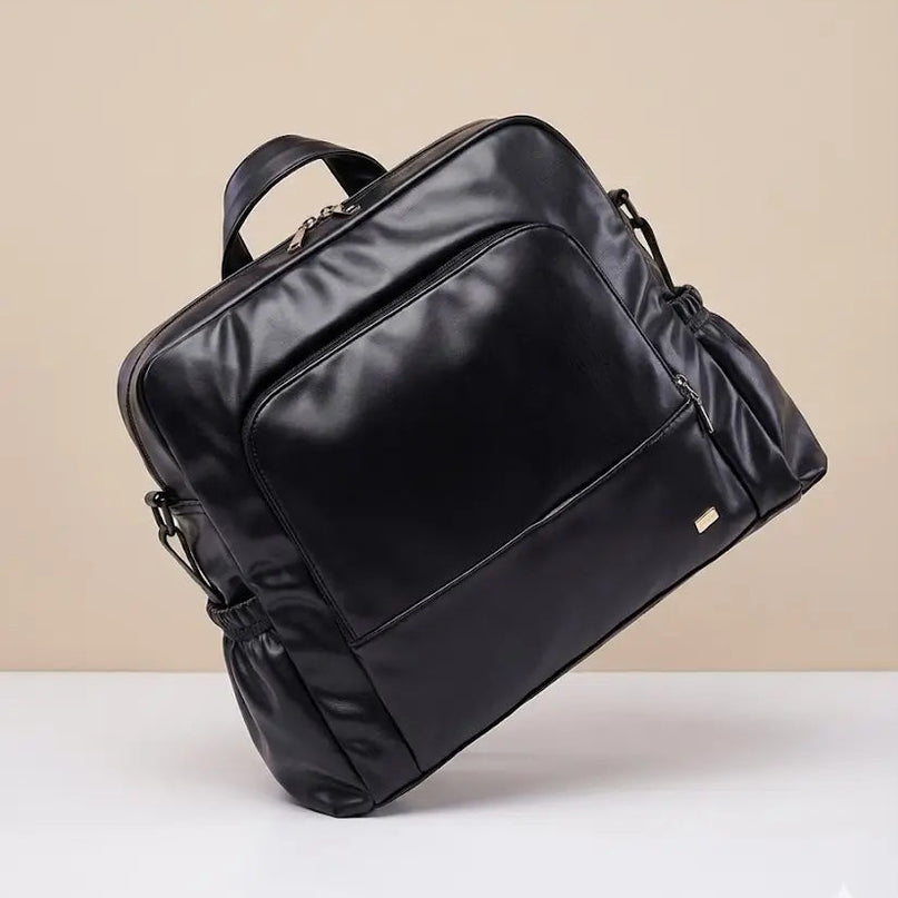 Sac Maternite Élégant Cuir Imperméable Grande Capacité