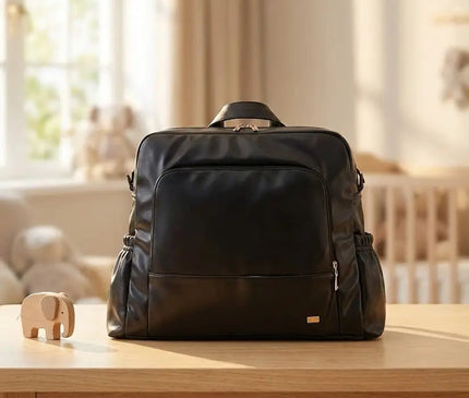 Sac Maternite Élégant Cuir Imperméable Grande Capacité