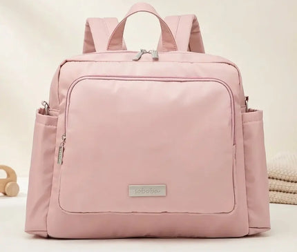 Sac Maternite à Dos Imperméable Rose