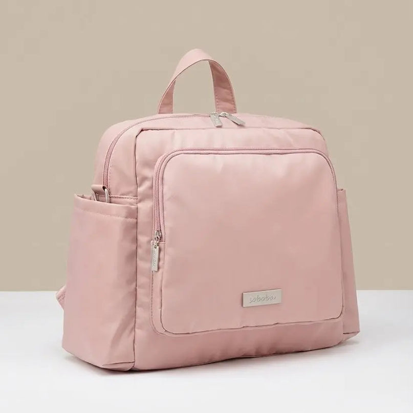 Sac Maternite à Dos Imperméable Rose